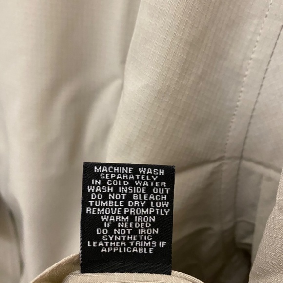 Stone Falcon Tan Collared Button Up Shirt XL NWT - Picture 7 of 9